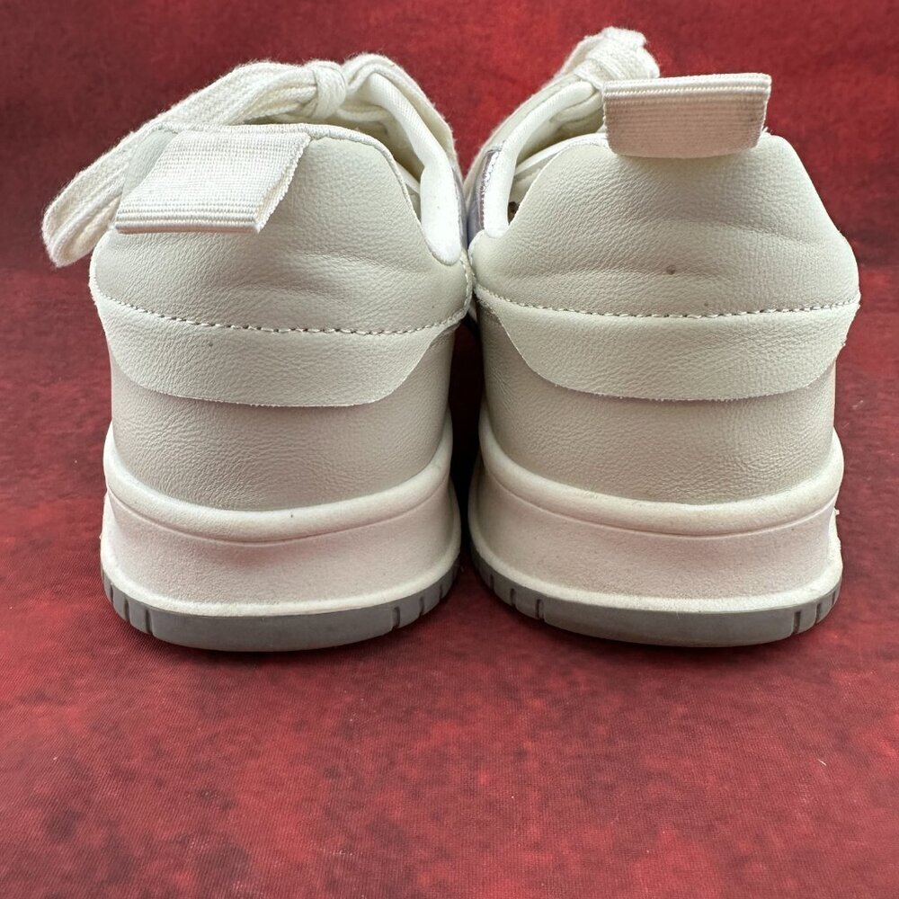 PROJECT CLOUD WOMEN'S LACE-UP PLATFORM SNEAKERS, WHITEAND GRAY, SIZE 9 - Picture 7 of 10